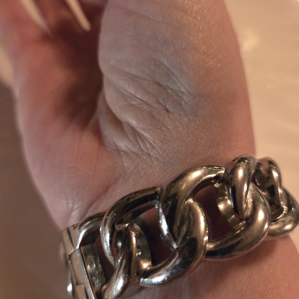 Guess Silver Bracelet with Rhinestones - Picture 3 of 6
